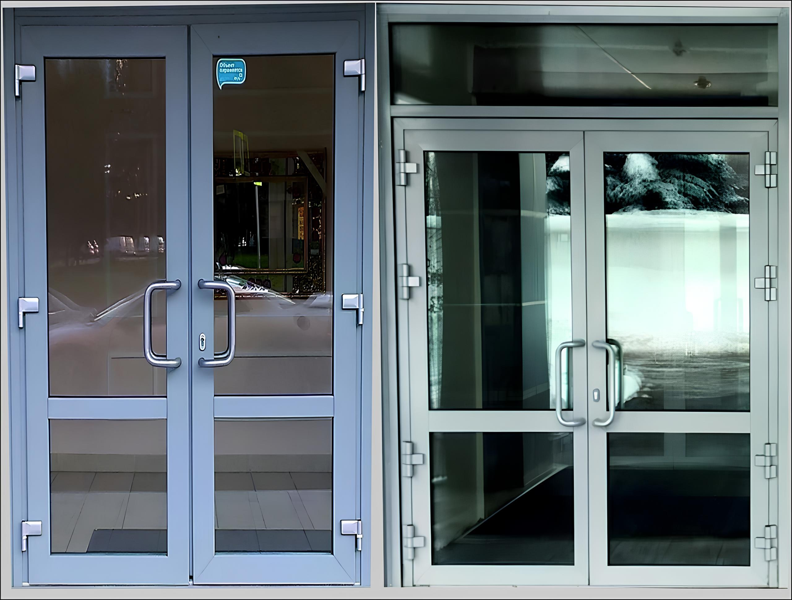 Входные алюминиевые двери